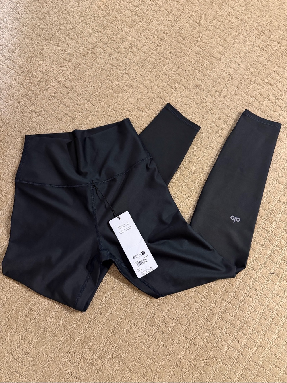 ALO Yoga Black 7/8 High-Waist Airlift Legging